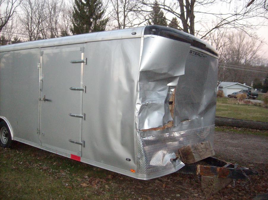 How To Replace A Damaged Enclosed Trailer Panel Centreville Trailer Parts